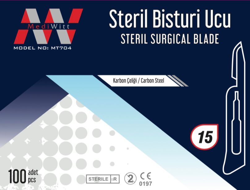 Bisturi Ucu No:15