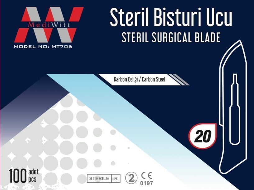 Bisturi Ucu No:20